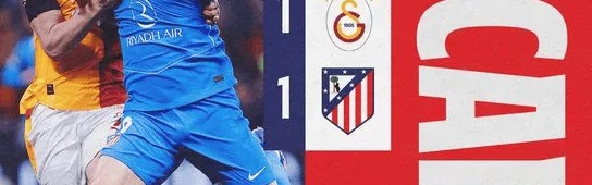 加拉塔萨雷1-1马竞半场数据：射门5-8，射正1-2，良机1-1