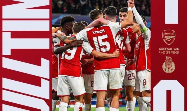 开云体育-【欧冠】特罗萨尔扳平，拉亚2扑点，阿森纳晋级8强