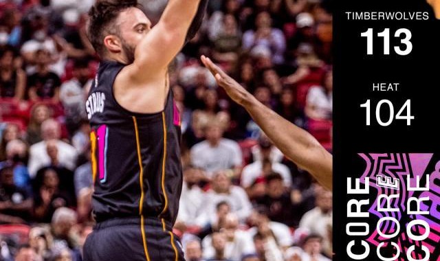 开云体育网址-一节好球难获胜利 热火下半场遭遇森林狼绞杀